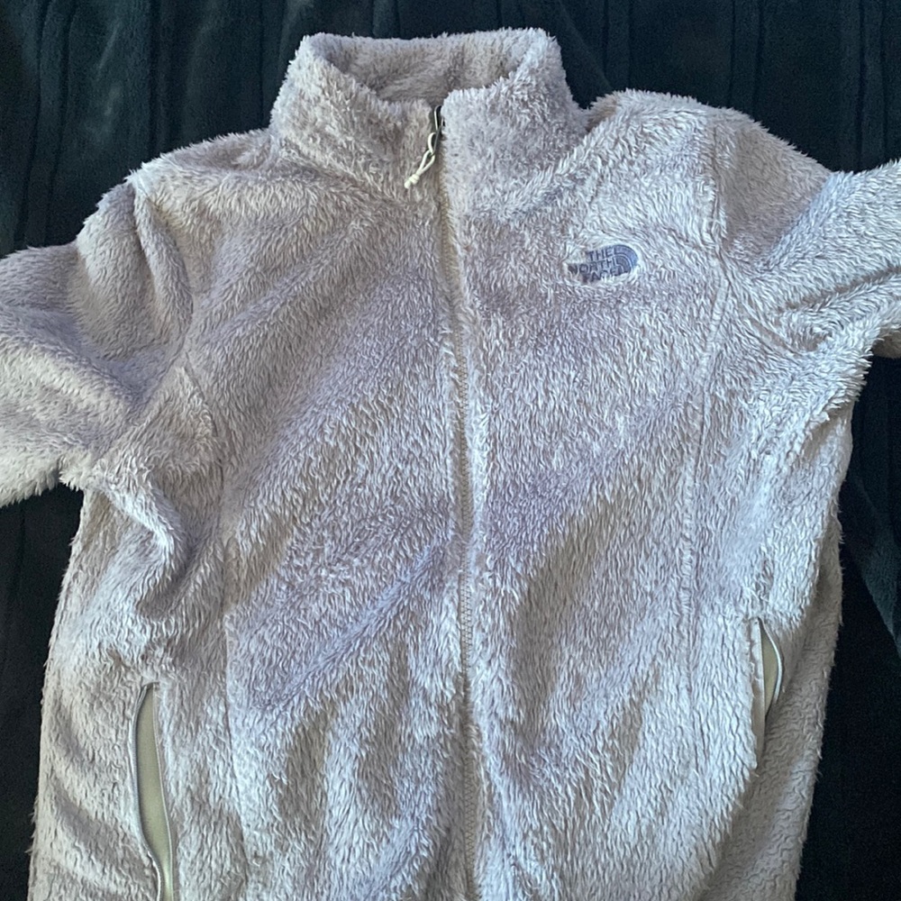 Large Gray NorthFace ZipUp Jacket.